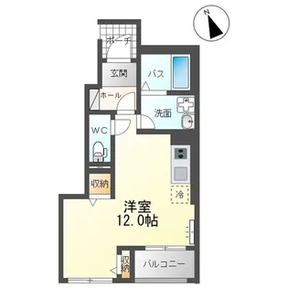 アーバンヒルズ鹿島【1階】の間取り