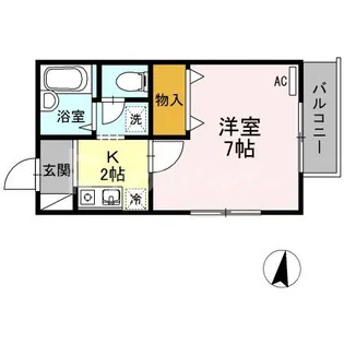 クレール赤羽【2階】の間取り