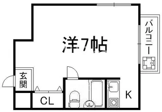 K-WARP【4階】の間取り