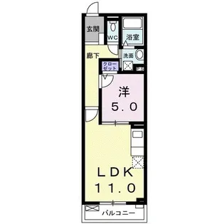 ガーデンテラス四季【2階】の間取り