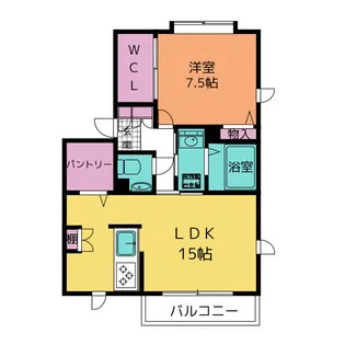 アーバン西田【2階】の間取り