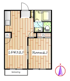 ドリームハイツ【2階】の間取り