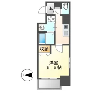 THE RESIDENCE SHIGAHONDORI【10階】の間取り
