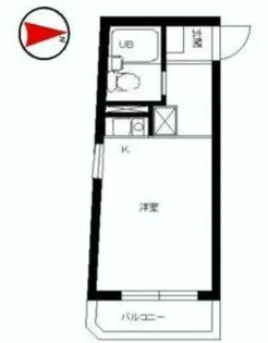 スカイコート板橋【3階】の間取り