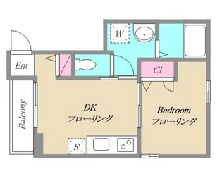 サンハイムODA【2階】の間取り