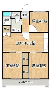 グランメゾンつくば【3階】の間取り