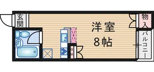 ストークハイツ北桜塚【1階】の間取り