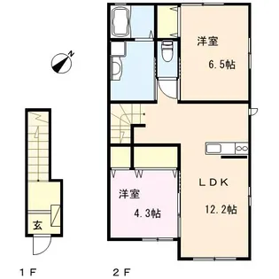 Ciel【2階】の間取り