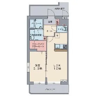 グランノーブル【1階】の間取り