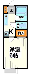 プティメゾンK&K【1階】の間取り