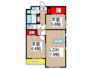 Prime Forest UI【1階】の間取り