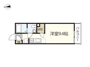 COLLINA口田南【1階】の間取り