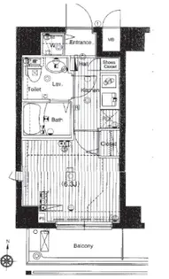 ガラ・ステージ森下【6階】の間取り