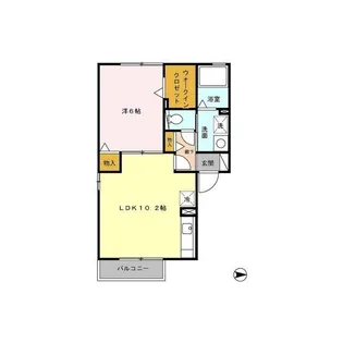 ウィルモアM&M【2階】の間取り