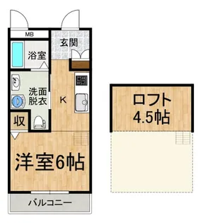 Blue casa【1階】の間取り