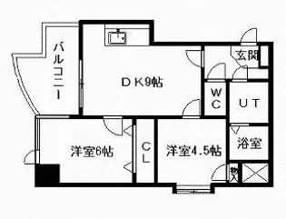 グレイス豊平【7階】の間取り