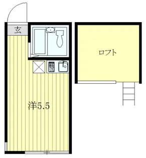 ユナイト川崎新町アドリアーノ【2階】の間取り