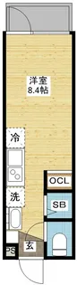 デ・クメール赤迫【2階】の間取り