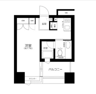 ザ タワー芝浦【11階】の間取り