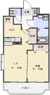 メゾン・ド・ルミエール【4階】の間取り
