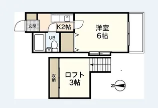 アクバー五日市【1階】の間取り