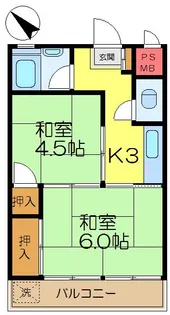 伊澤ビル【2階】の間取り