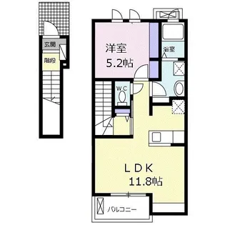 ビオーラ 桜【2階】の間取り