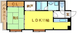 ラフィーネ篠崎【2階】の間取り