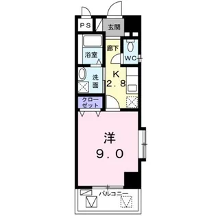 ゆちばな2泉崎【5階】の間取り