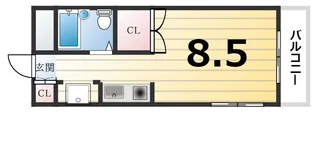 横山ビル【3階】の間取り