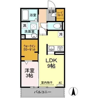 Salt Valley CourtII(ソルトバレーコートツー )【3階】の間取り