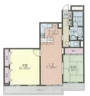 パークハイム南軽井沢【4階】の間取り