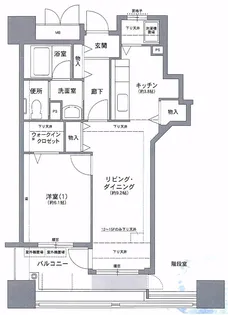 コーシャハイツ安土町 (大阪市住まい公社)【12階】の間取り