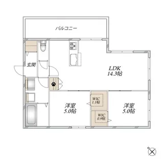 グランフォレスト星川【3階】の間取り