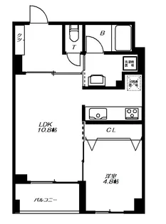 トラッセルズ【2階】の間取り