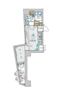 ル・リオン五反田【9階】の間取り
