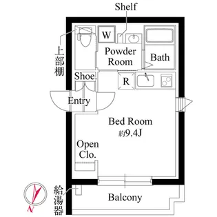 カーサピアッツァ品川イースト【5階】の間取り