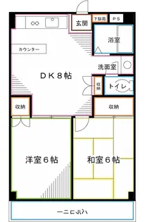 ベルハイツ恋ヶ窪【4階】の間取り