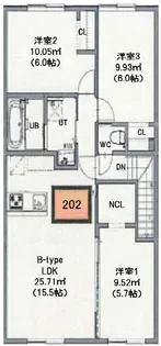 AURAII【2階】の間取り