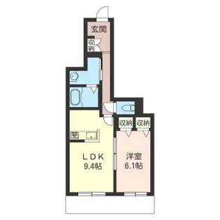 カーサすずかけ【2階】の間取り