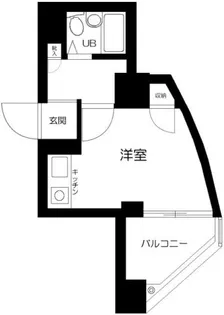 ダイホープラザ高田馬場II【6階】の間取り