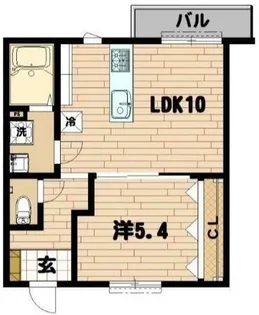 アルドゥール玉川学園【1階】の間取り