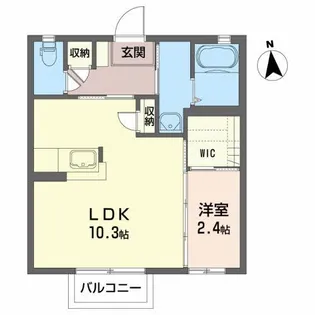 メゾン・ド・クレール【2階】の間取り