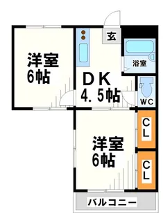 パストラルハイム【2階】の間取り