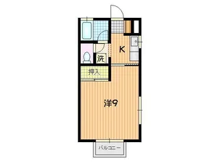 コーポラスリリ【1階】の間取り