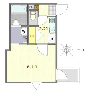 ラフィナート亀戸【3階】の間取り