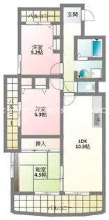 パールメガリス【5階】の間取り