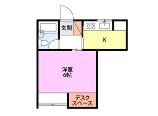サンフラワーI【2階】の間取り