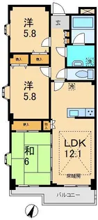 シティライツ【2階】の間取り