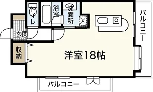 ニューワン河井ビル【6階】の間取り